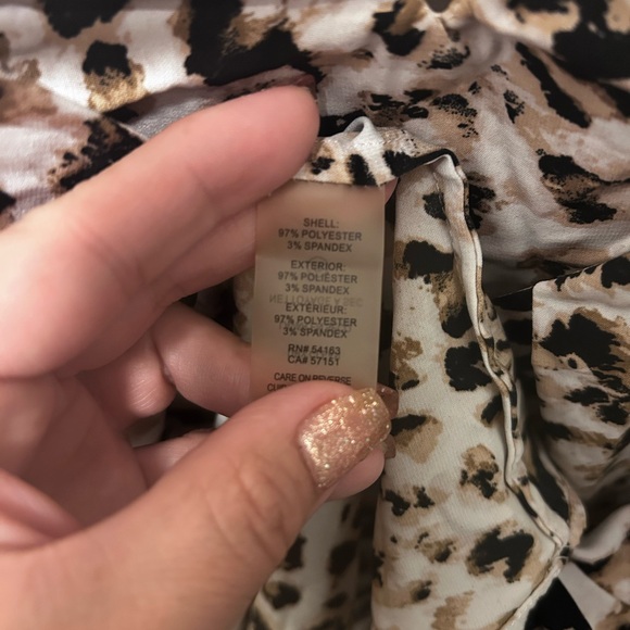 Calvin Klein Animal Print Women's Blouse - Picture 5 of 5